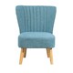 image 1 of Cassaro Fabric Accent Chair - Teal