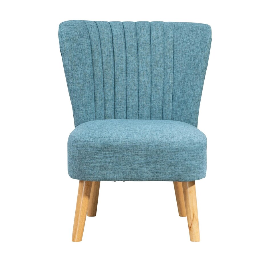 image 1 of Cassaro Fabric Accent Chair - Teal
