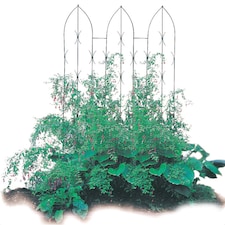 Triple Gothic Screen Bare Metal - Ready to Rust - Steel - L2 x W91.4 x H180 cm