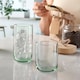 image 6 of Pasabache Aware Iconic Recycled Glass Tumblers - 280ml - Green - Pack of 4 | Green | Green