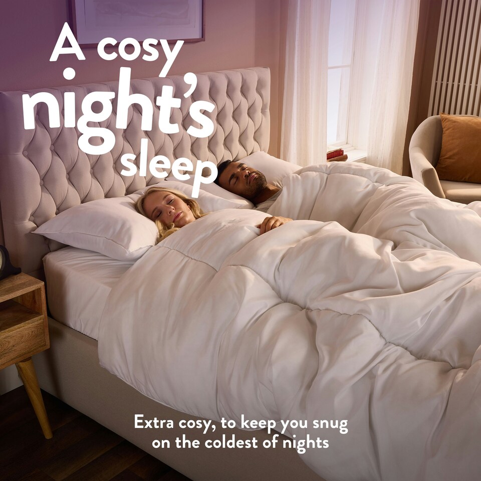 image 1 of Slumberdown Cosy Nights Duvet, 15 Tog, Super King