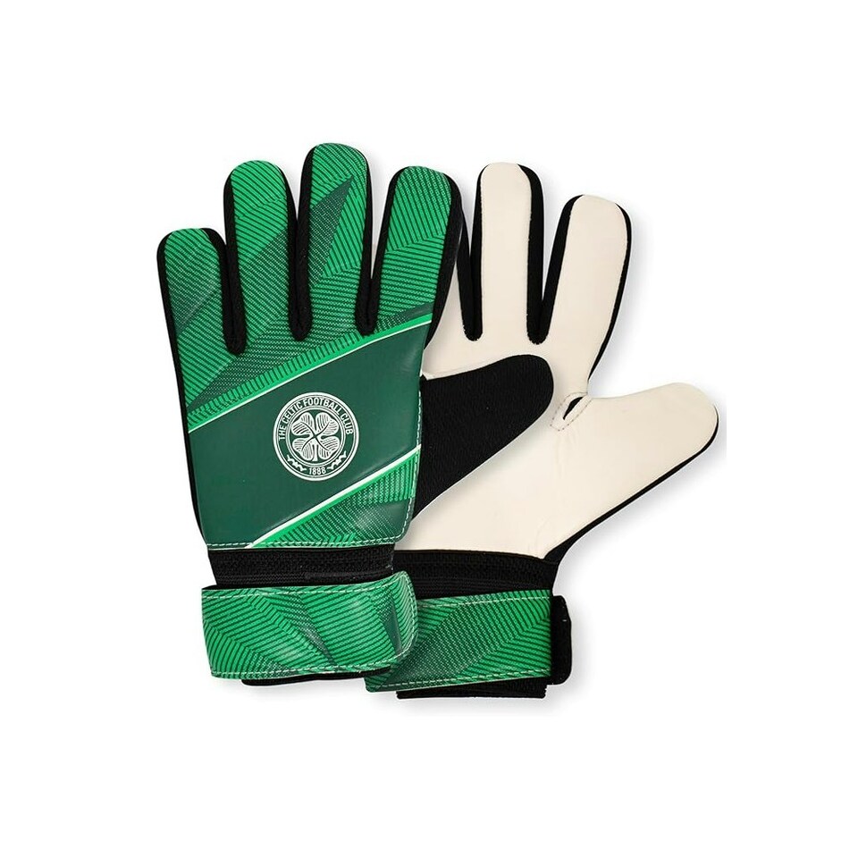 image 1 of Celtic FC Goalkeeper Fuse Gloves Youth Green