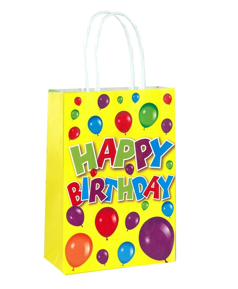 image 1 of Happy Birthday Bag with Handle