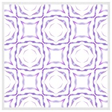Purple brilliant boho (Picture Frame) White | XS