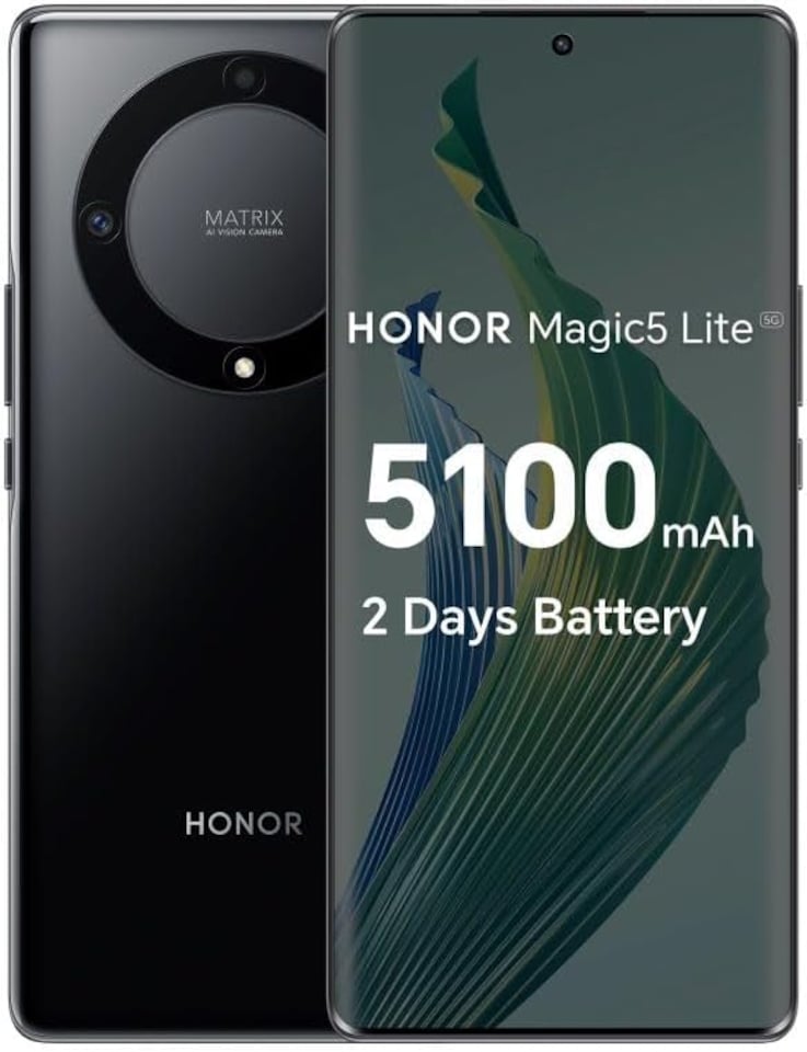 Honor Magic 5 Lite 5G SmartPhone 6GB/128GB - Midnight Black