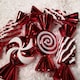 image 1 of Pack of 5 15cm Red & White Candy Stripe Sweet Shatterproof Christmas Decoration