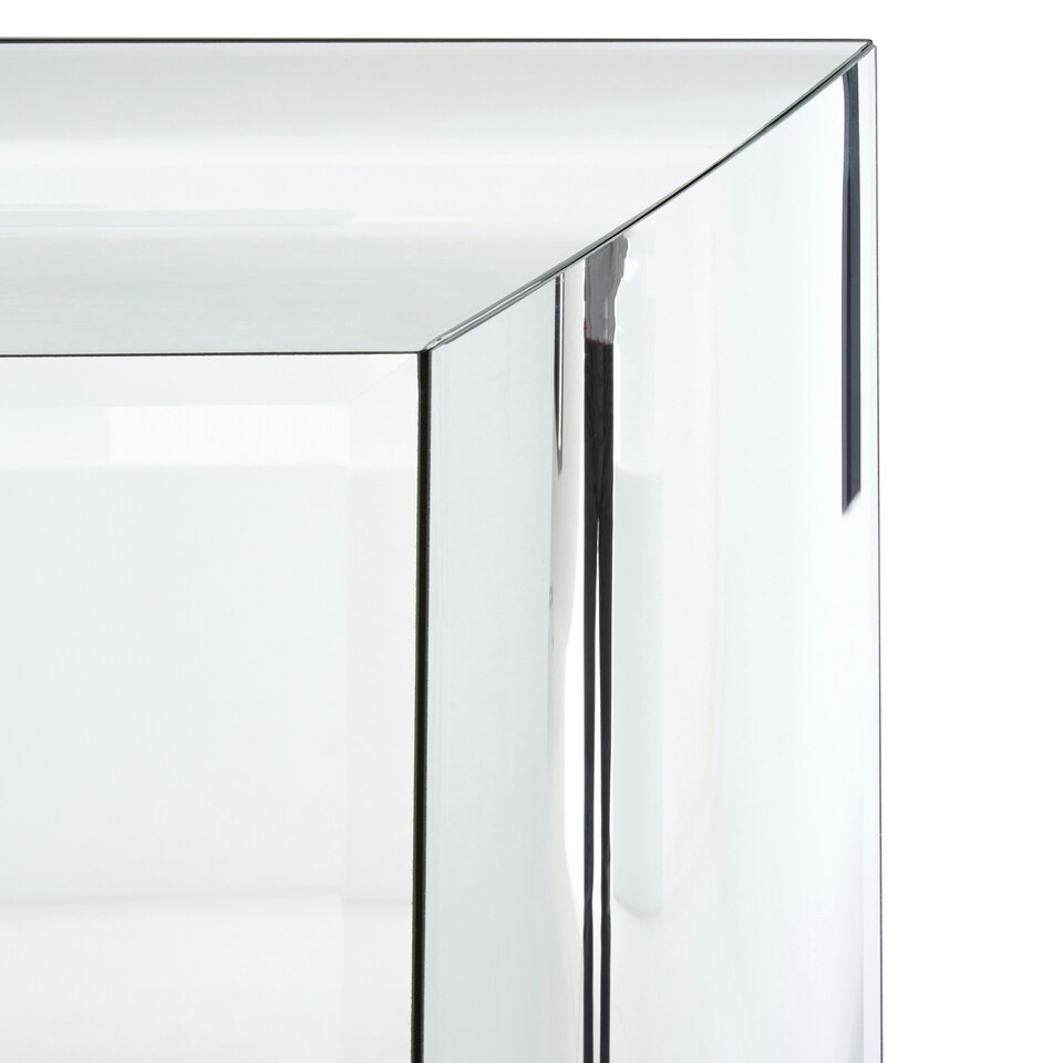 image 1 of Interiors by Premier Silver Frame Rectangular Wall Mirror Silver