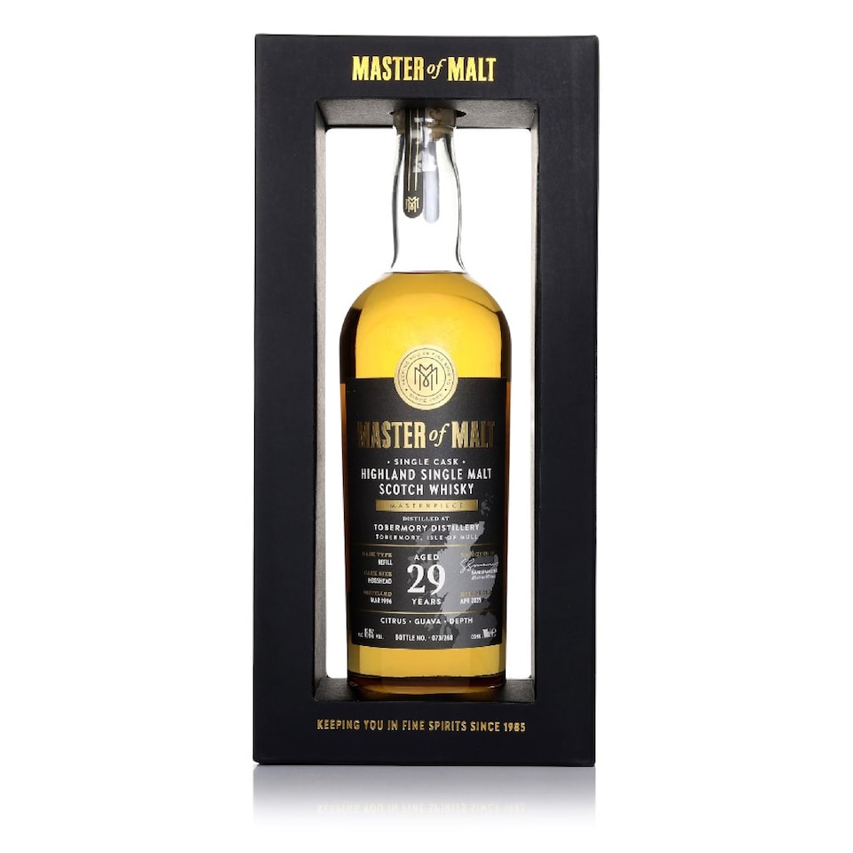 image 1 of Tobermory 29 Year Old 1996 Single Cask - Masterpiece Master of Malt | Clear