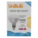 image 1 of UniBulb Infra-Red Heater Lamp Light Bulb E27 1300lm 250W 2700K - Pack of 1 | Clear | Infra Red | 1