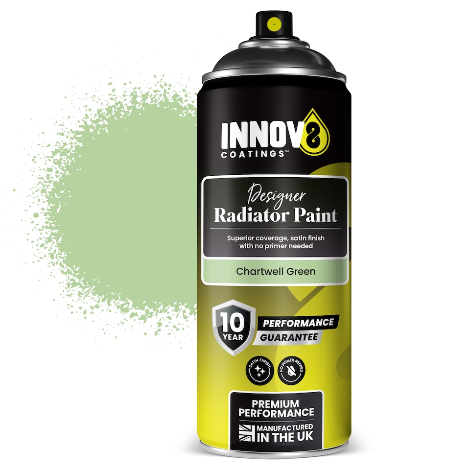 image 1 of Innov8 Coatings Radiator Spray Paint - 400ml - Chartwell Green - Satin Finish | Green