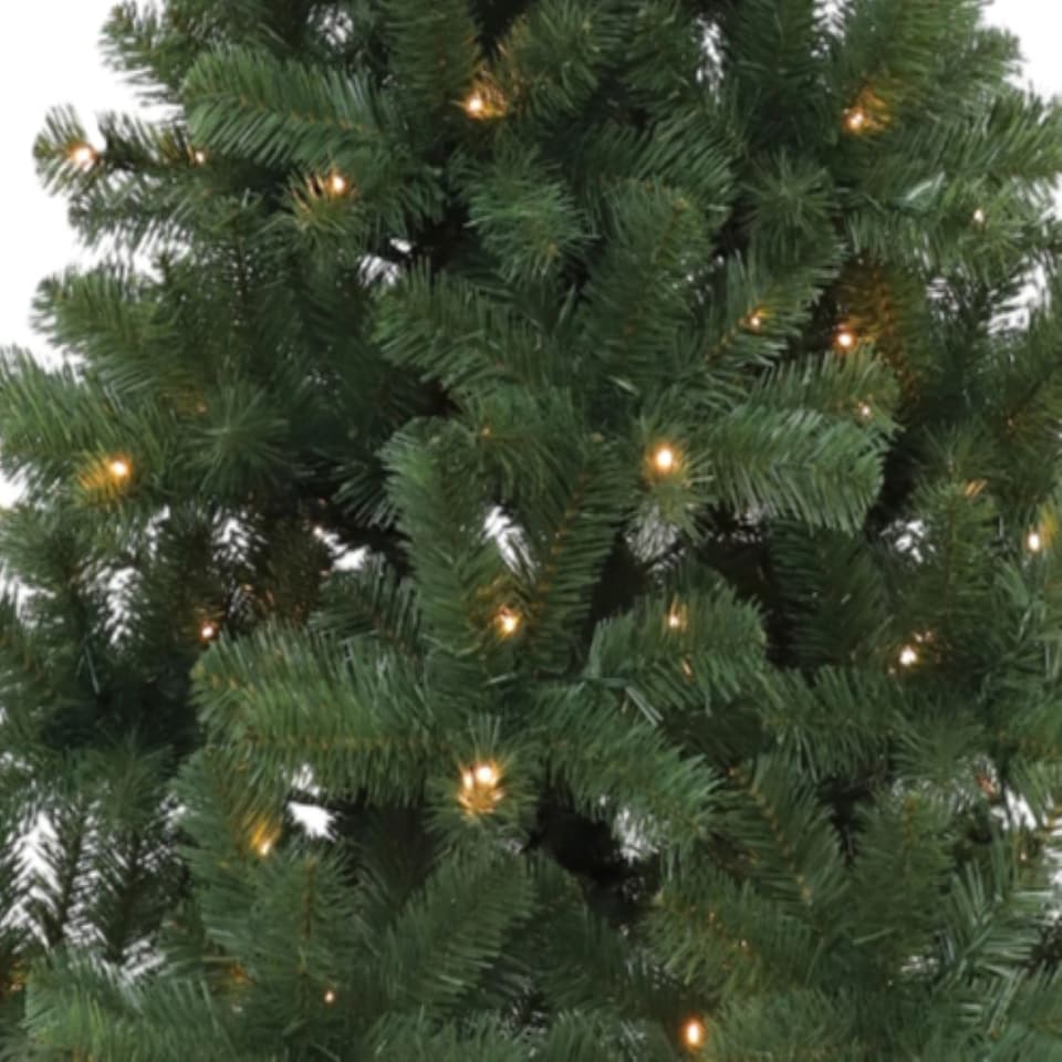 image 1 of Winter Fir Green Pre-Lit Artificial Christmas Tree - LED multi function lights - 6FT with 150 LED lights