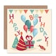 image 1 of Party Hats Gifts Balloons Child Kids Birthday Card