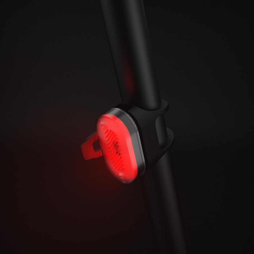 image 1 of Decathlon Twin-Pack USB Clip Front/Rear Bike Lights SL510 - Black