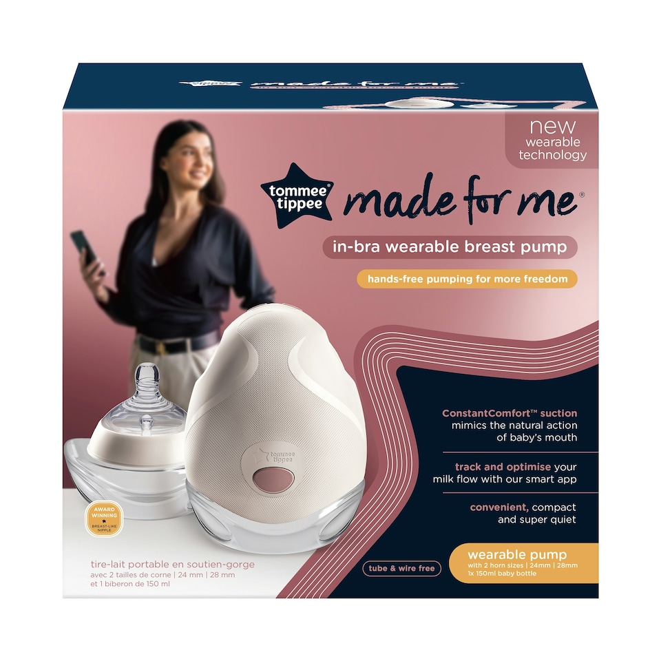 image 1 of Tommee Tippee Made for Me Single Electric Wearable Breast Pump