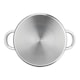 image 5 of Cooks Professional Stainless Steel Pasta Pot | Removable Strainer | Glass Lid