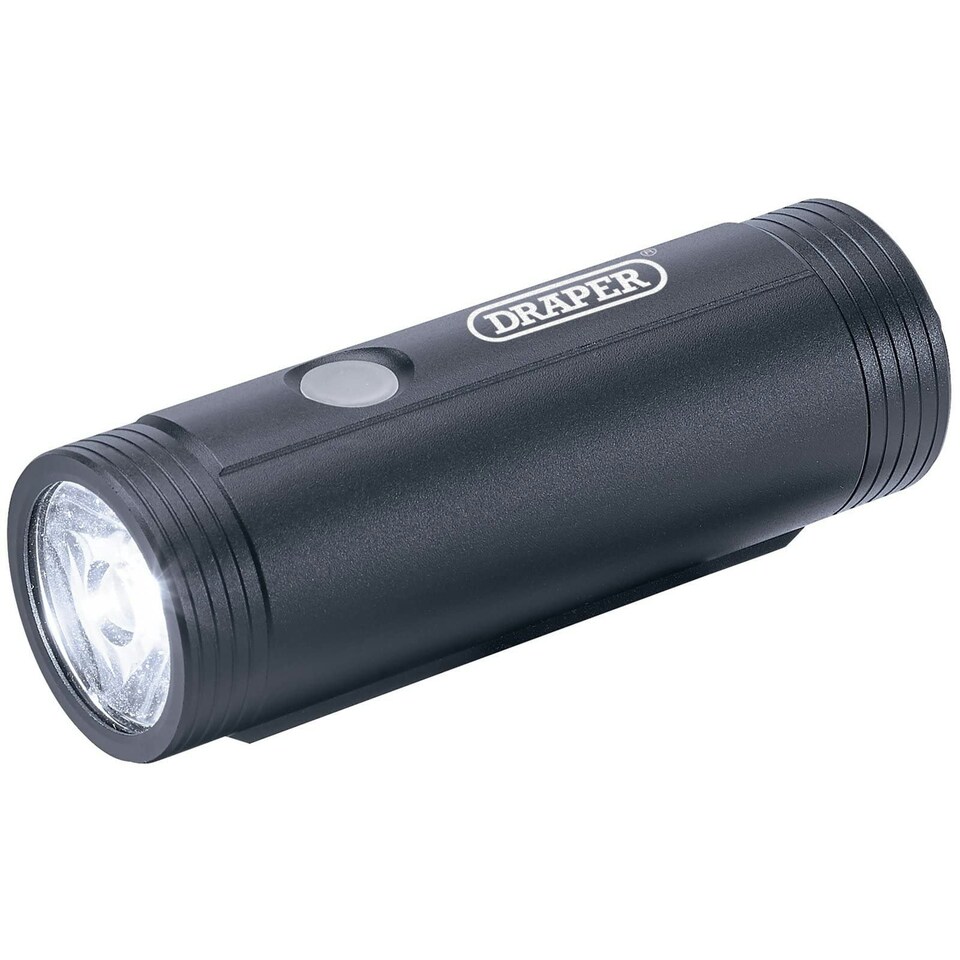 image 1 of Draper 38203 Rechargeable LED Bicycle Front Light