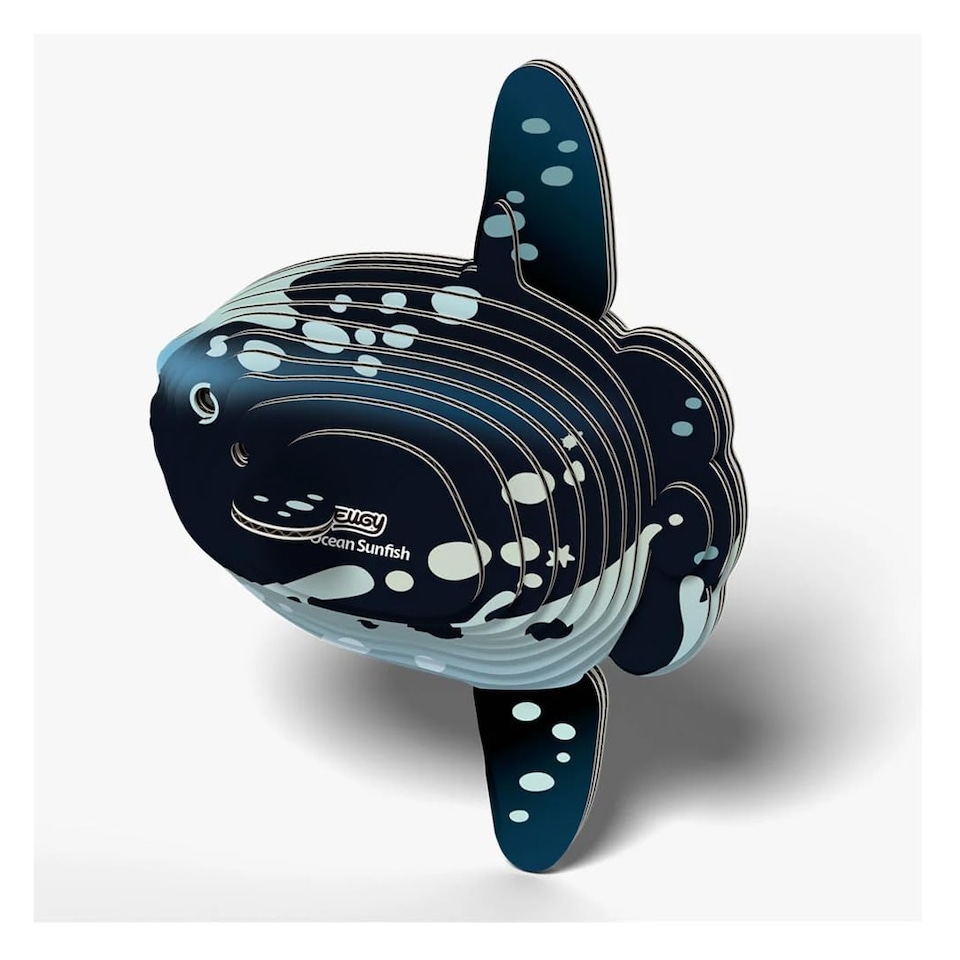 image 1 of Eugy Ocean Sunfish 3D Model Craft Kit