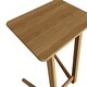 image 6 of Newark Ash Angled Sofa Tablet Table Brown