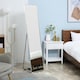 image 2 of HOMCOM Full Length Mirror Dressing Mirror Wall-Mounted Entryway Silver Frame