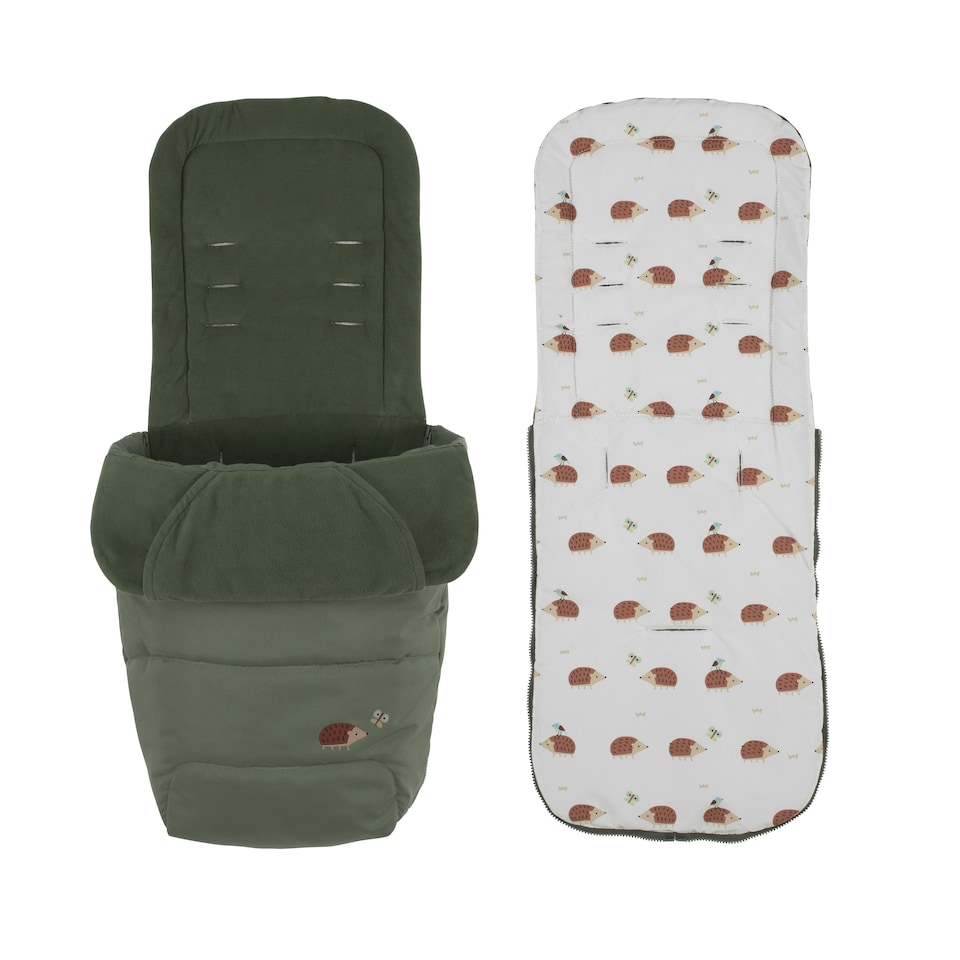 image 1 of Cosatto Supa 3 Compact Pushchair Stroller with Footmuff Birth to 25kg