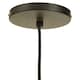 image 4 of Interiors by Premier Black Rattan Pendant Lamp, Eco-friendly Hanging Rattan Pendant Light, Durable Hanging Rattan Ceiling Lamp