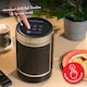 image 5 of Russell Hobbs RHCH2002G Space Heater in Black & Gold Round 1500W Portable Electric Heater