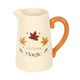 image 3 of Something Different Autumn Magic Ceramic Flower Jug - White/Orange - One Size