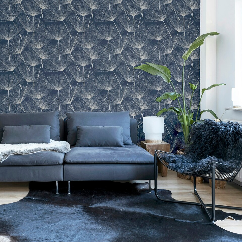 image 1 of Harmony Dandelion Navy/Silver