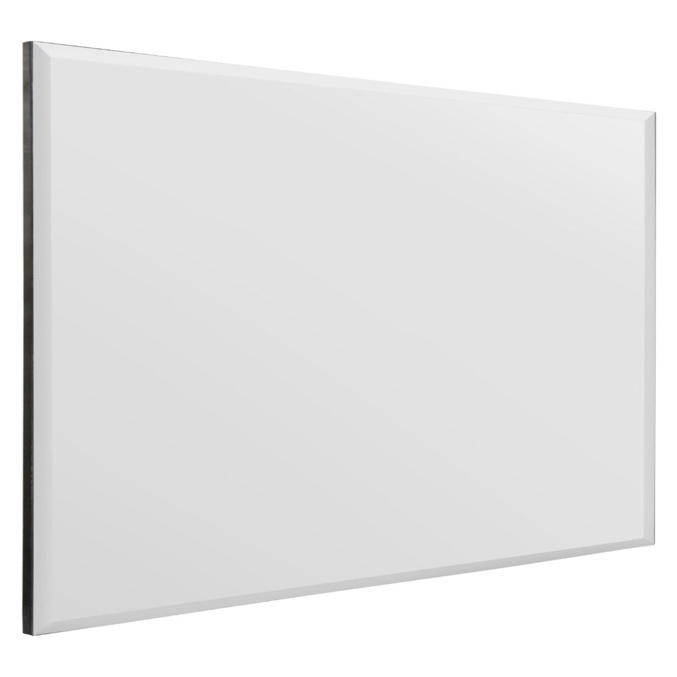 image 1 of The Moderni - All Glass Modern Bevelled Square Wall Mirror 27" X 27" (70x70CM) N/A