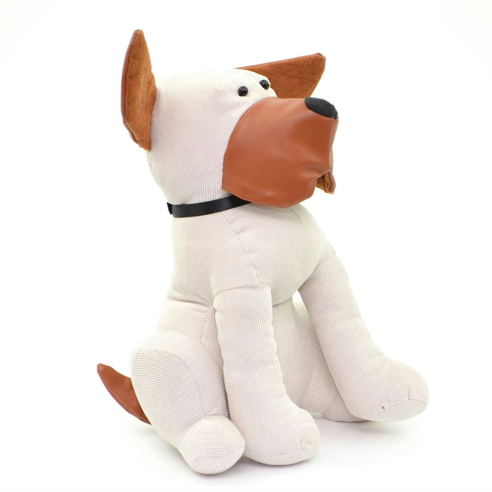 image 1 of Door Stop Weighted White Dog Door Stopper Kids Room Home Decor Gift