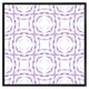image 2 of Purple brilliant boho (Picture Frame) White | XS