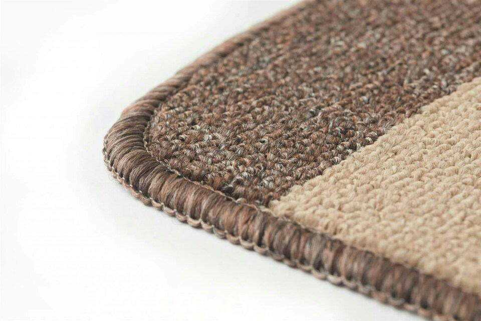 image 1 of Jersey 2 Pcs Non-Slip Bath Set Taupe