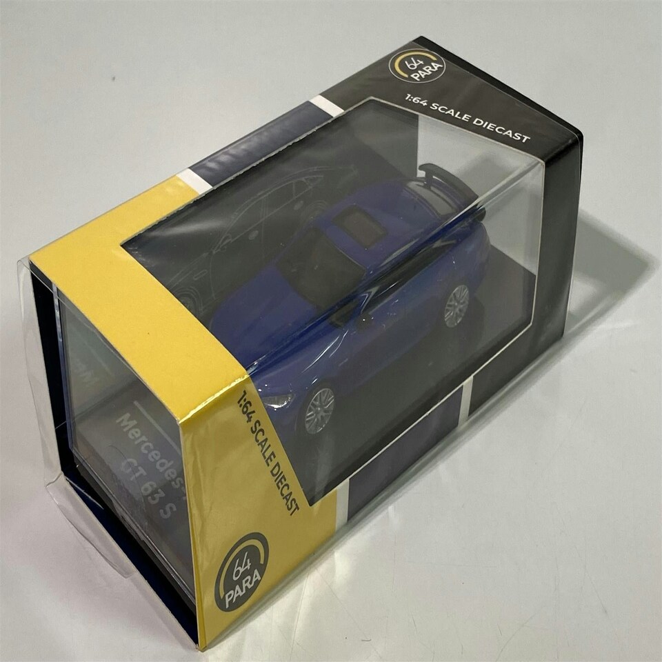 image 1 of Mercedes Benz AMG GT63 S RHD 2019 Metallic Blue 1:64 Scale Paragon 65281R