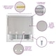 image 3 of FURNISHED Blackout Roller Blinds with Large Square Eyelets Made to Measure Window Shade | Pink | Fuchsia | (W) 150cm x (L) 165cm