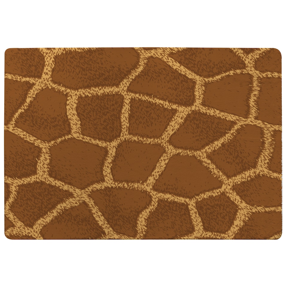 image 1 of Giraffe Print Rug | Multi