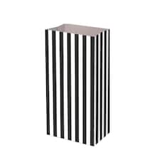 Playwrite Candy Stripe Treat Bag - Black/White - L