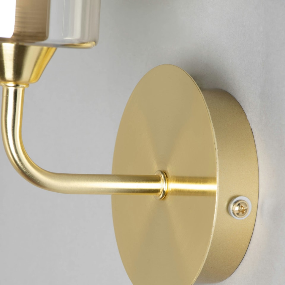 image 1 of BHS Noah Bathroom Wall Light, Satin Brass