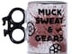 image 1 of Muck Sweat & Gears 14oz Mug With Bike Shaped Handle