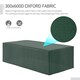 image 7 of Outsunny 205x192cm Outdoor Garden Furniture Protective Cover Water UV Resistant | Green | Green | 255cmx142cmx86cm