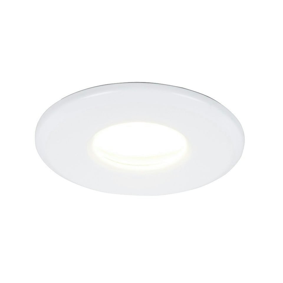 image 1 of ValueLights Downlight IP65 White Bathroom Ceiling Downlight