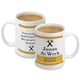 image 1 of Personalised Man At Work Mug White