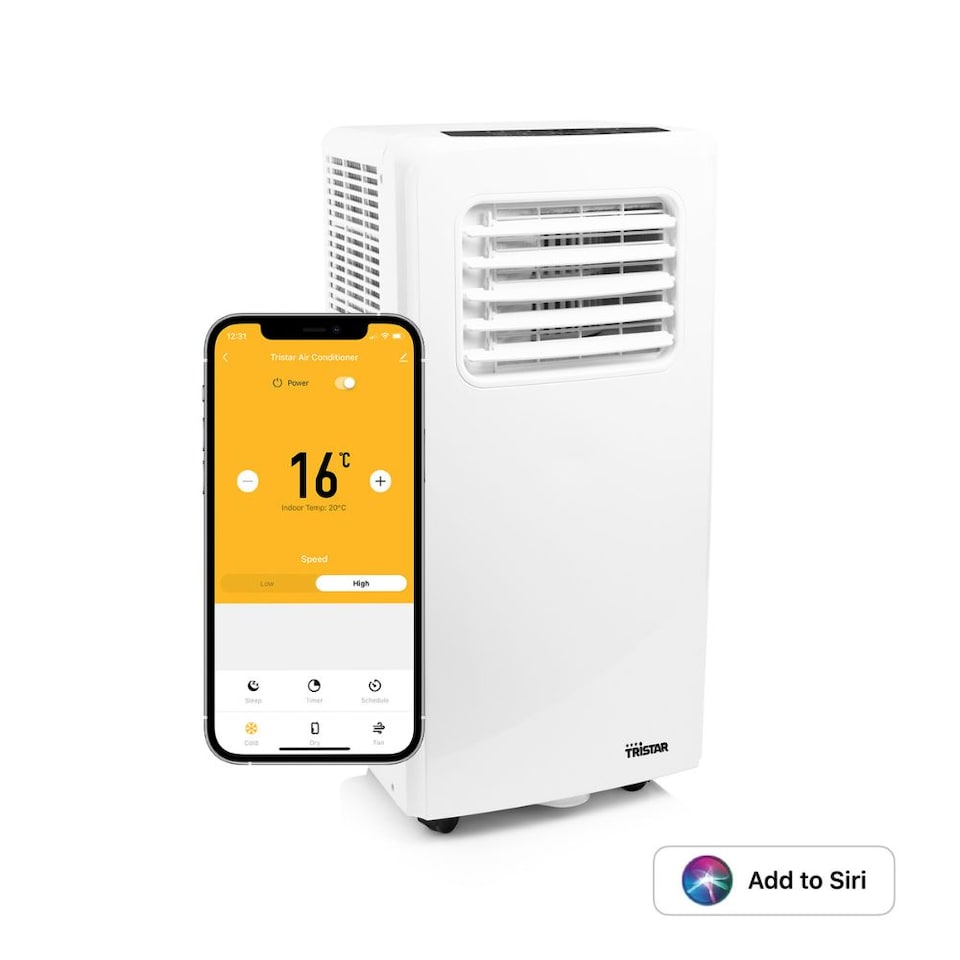 image 1 of Mobile Wi-Fi Air Conditioner - 7000 BTU - App Controlled - Compact Design - Tristar AC-5700BS