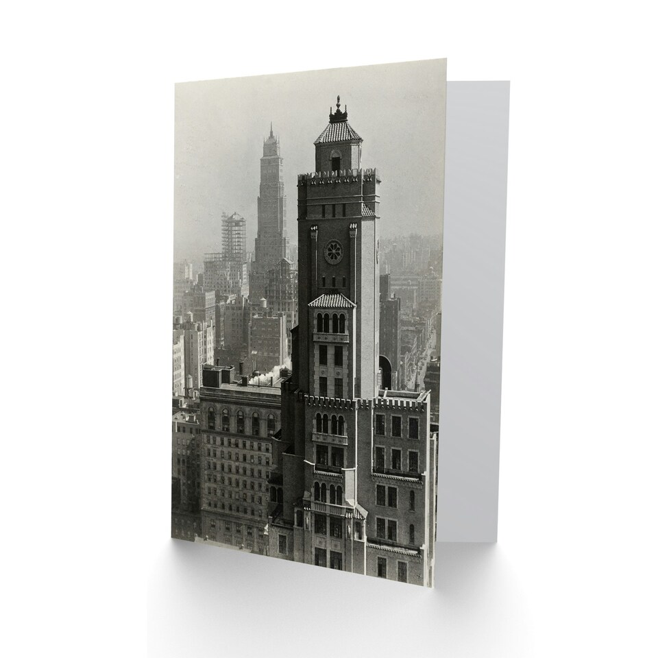 image 1 of Alfred Stieglitz Art Card New York City Cityscape Photograph