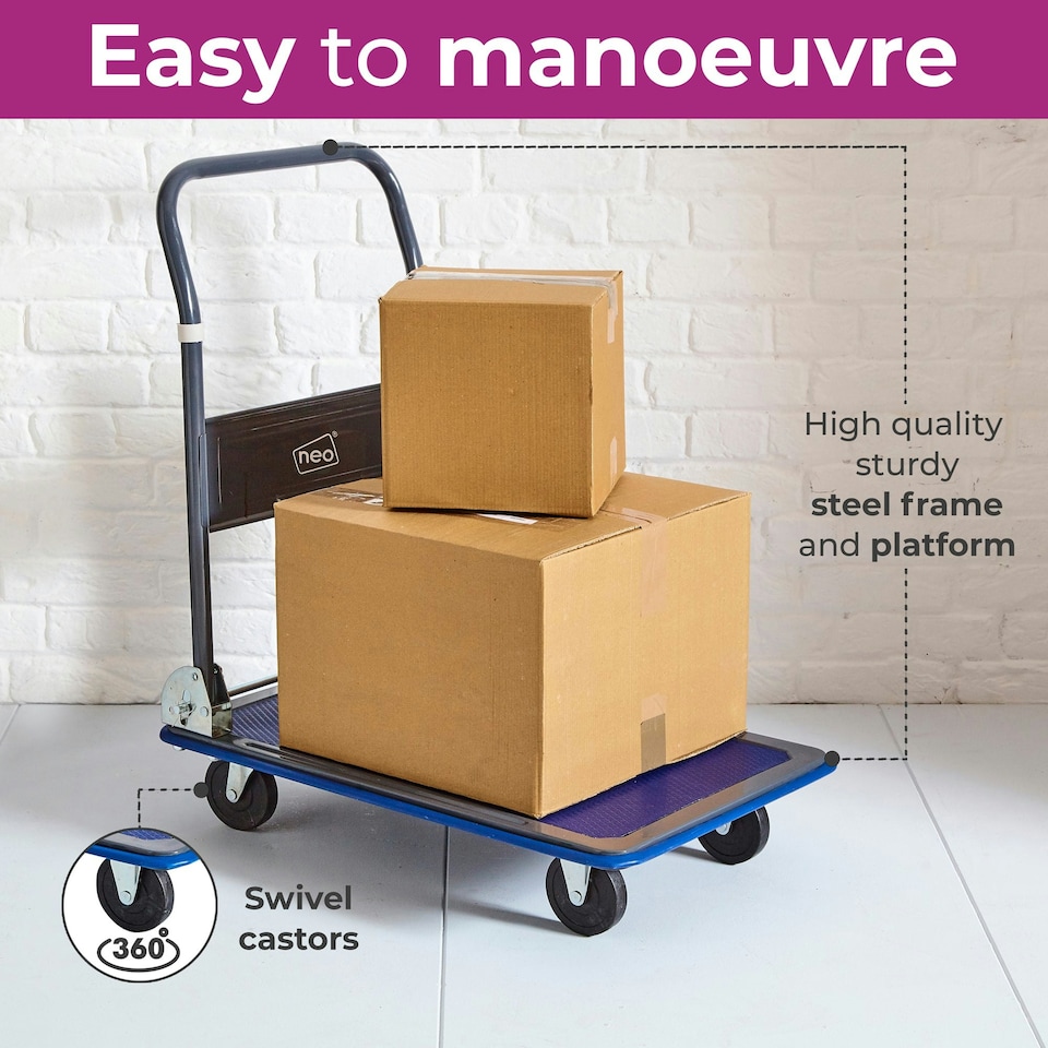 image 1 of Heavy Duty Folding Platform Trolley