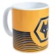 image 1 of Wolverhampton Wanderers FC Linear Ceramic Mug - Yellow/Black - One Size