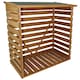 image 9 of Wooden Log Store Wood Firewood Outdoor Garden Storage Logs Shed