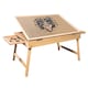 image 1 of Gr8 Home Adjustable Wooden 1000 Pcs Jigsaw Puzzle Table Easel With Folding Legs 2 Drawers