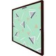 image 1 of Geometric triangle stripes (Picutre Frame) Brown | XS
