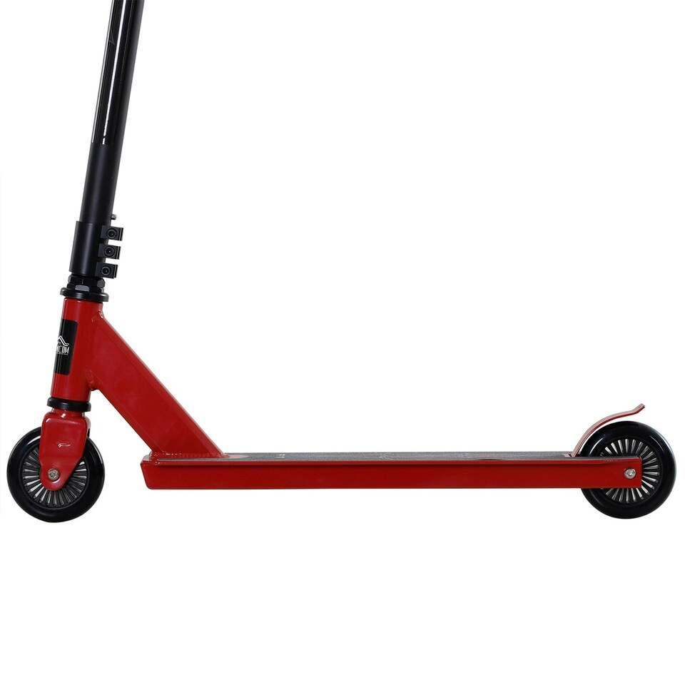 image 1 of HOMCOM Stunt Scooter Complete Trick Scooters Kick Scooters Teenagers Red