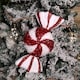 image 1 of 28cm Red and White Glitter Candy Stripe Sweet Hanging Christmas Decoration